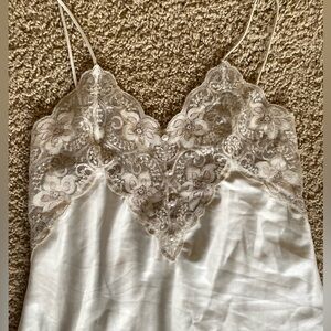 Vintage long satin nightgown